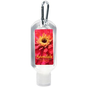 Tottle Aloe Hand Sanitizer Gel with Carabiner, 2oz. - TK1595