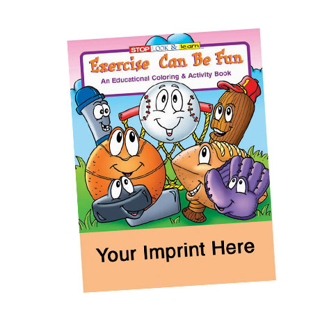 Product Photo 1 Exercise Can Be Fun Coloring & Activity Book