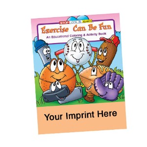 Exercise Can Be Fun Coloring & Activity Book - CLB440