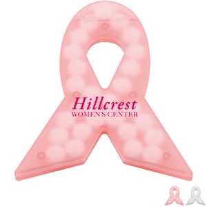 Awareness Ribbon Shaped Credit Card Sugar Free Mints - TK1915