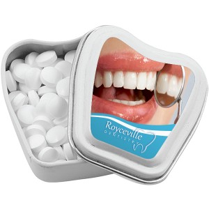 Tooth Shaped Sugar Free Mint Tin - TK1860