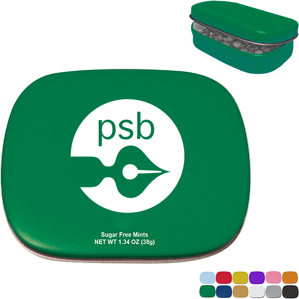 Product Photo 1 Sugar Free Mints in a Hinged Tin, 1.34oz.