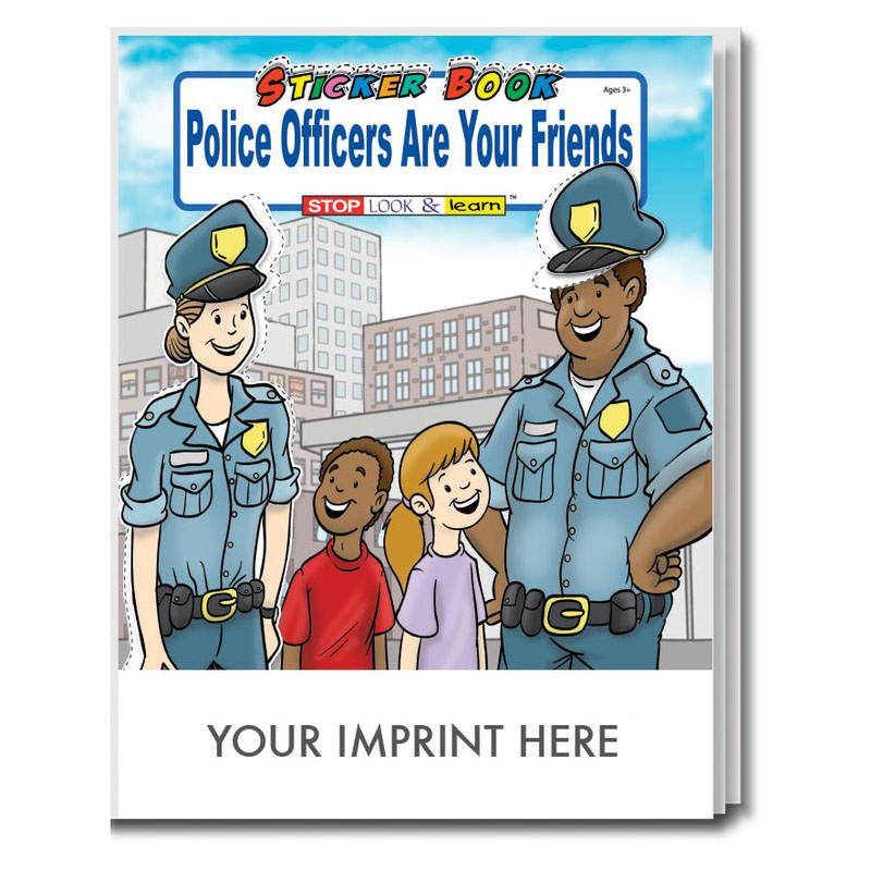 Product Photo 1 Police Officers Are Your Friends Sticker & Coloring Activity Book