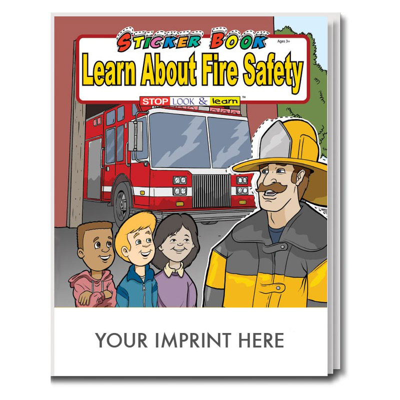 Product Photo 1 Learn About Fire Safety Sticker & Coloring Activity Book
