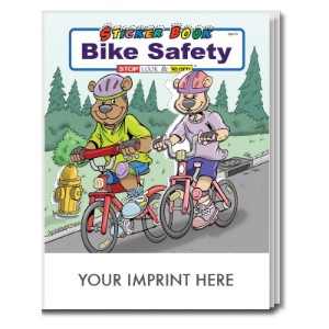 Bike Safety Sticker & Coloring Activity Book - CB2010