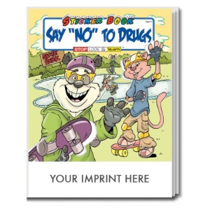 Say No To Drugs Sticker & Coloring Activity Book - CB2015