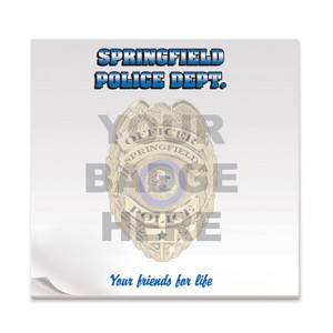 Police Badge, 25 Sheet Sticky Pad - SPE400
