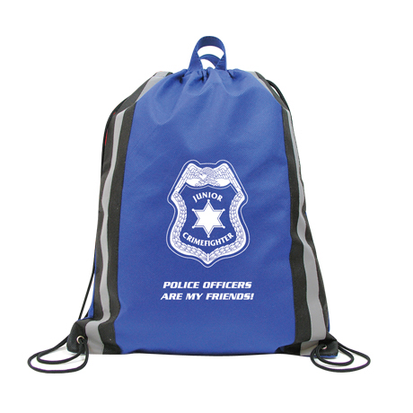 Product Photo 1 Reflective Non-Woven Backpack, Police - Stock