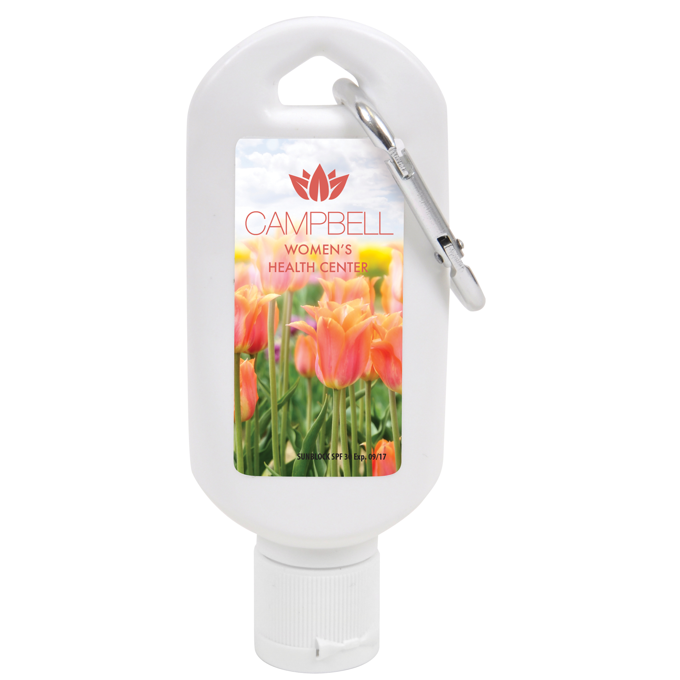 Product Photo 1 Tropical SPF-30 Sunscreen with Carabiner, 2oz.