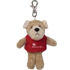 Photo 1 Bulldog Wild Bunch Plush Key Tag