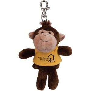 Monkey Wild Bunch Plush Key Tag - VT5305