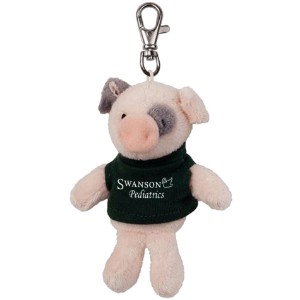 Pig Wild Bunch Plush Key Tag - VT5310