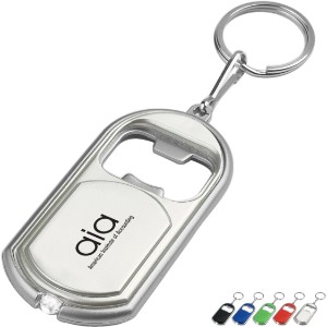 Bottle Opener Key Chain with LED Light - HT3600