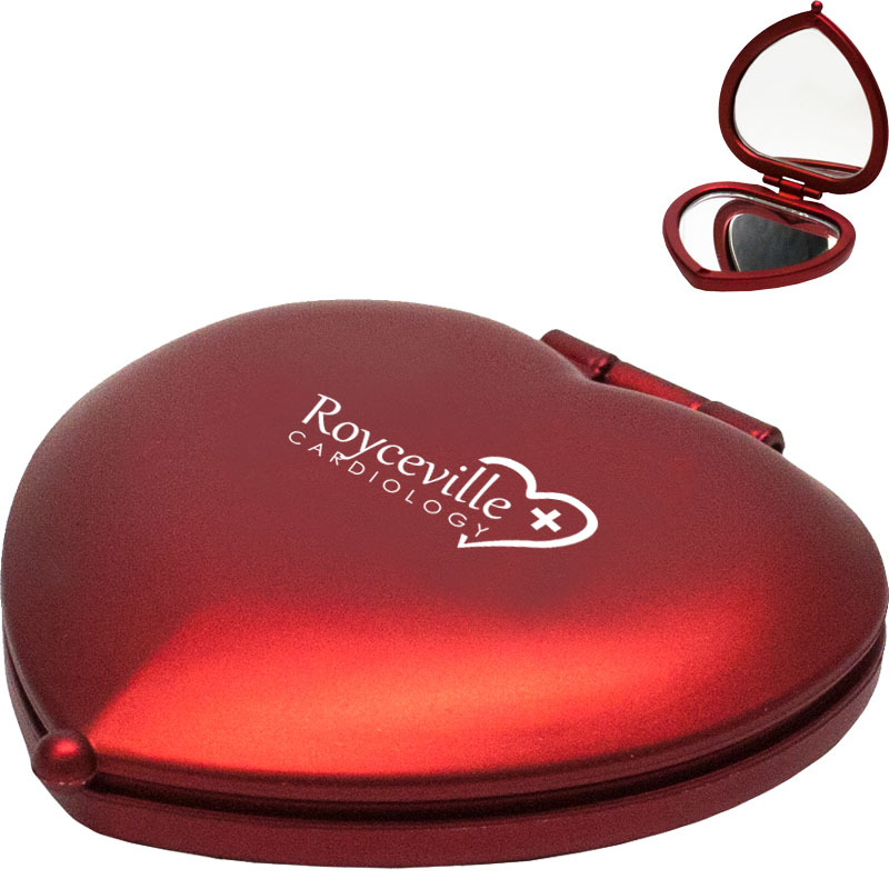 Product Photo 1 Red Heart Compact Mirror