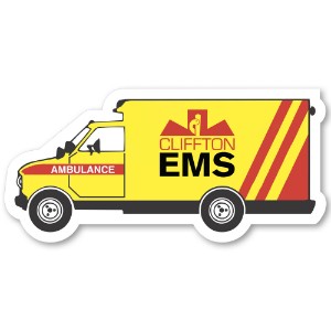 Ambulance Shape Magnet - AMB235