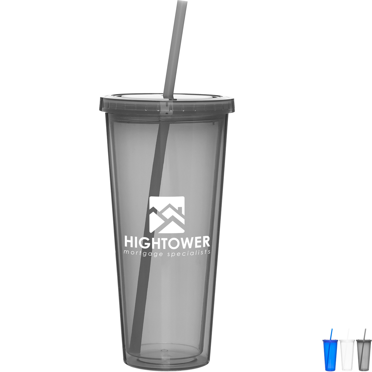Product Photo 1 Contempo Acrylic Beverage Tumbler with Straw, 20 oz.
