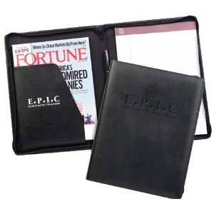Zippered Leather Decision Maker Portfolio - SL1405