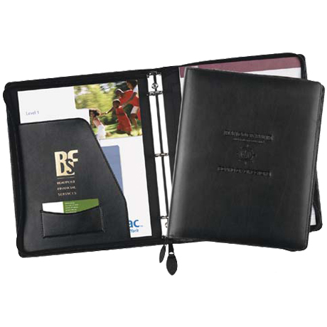Product Photo 1 Exec-u-Line Leather Zippered Ring Binder