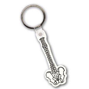 Spine/Pelvis Soft Vinyl Key Tag - QY1123
