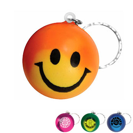 Product Photo 1 Smiley Face Mood Color Changing Stress Reliever Key Chain