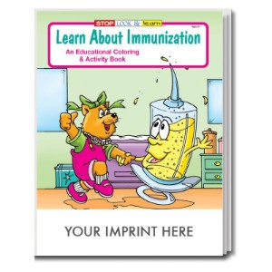 Learn About Immunization Coloring & Activity Book - CLB420