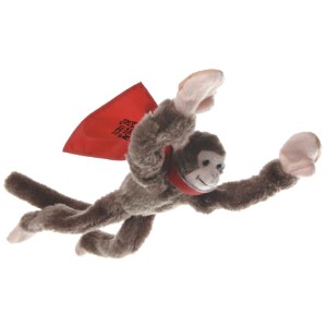 Flying Shrieking Plush Monkey - JN2100