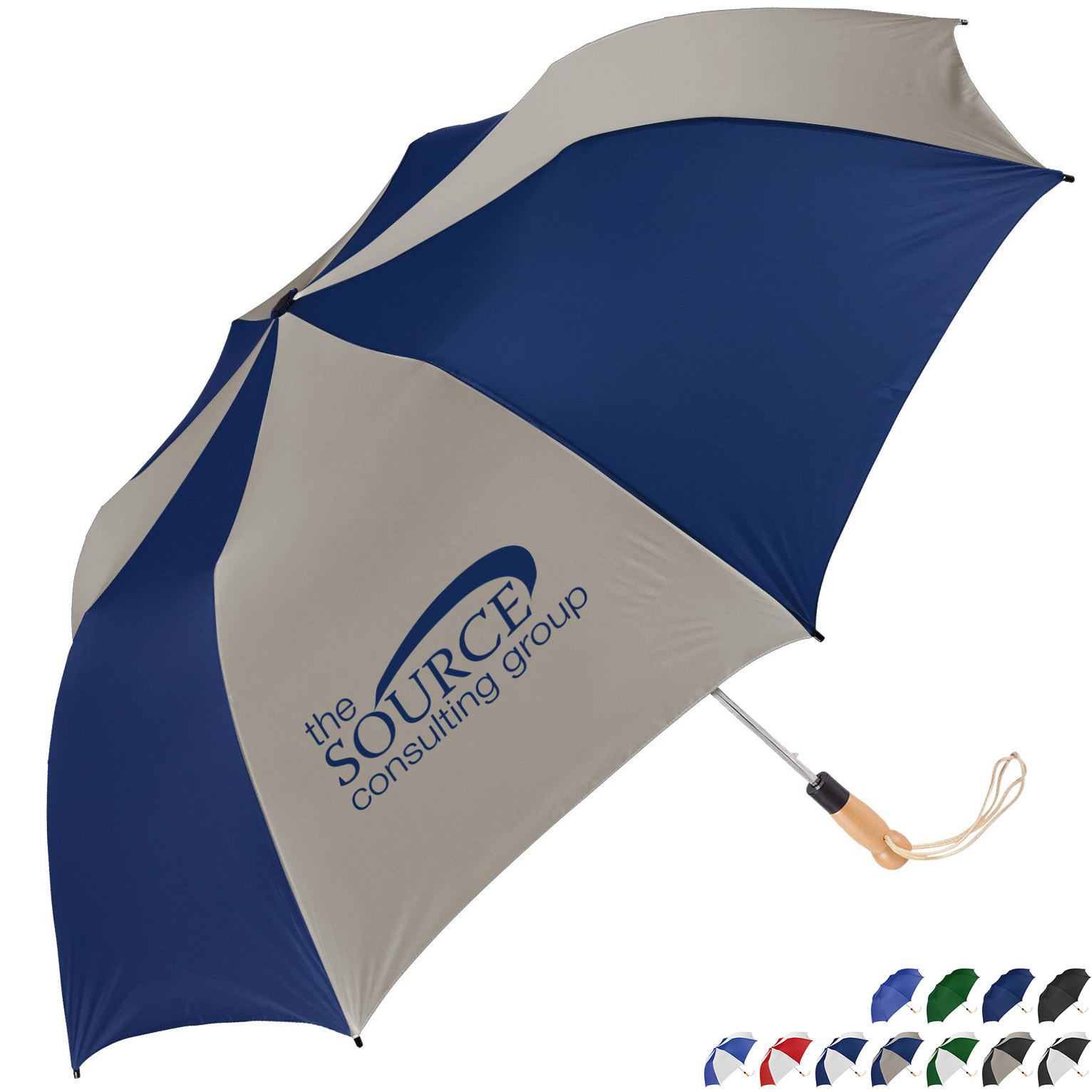 Product Photo 1 Golf Size Auto Open Folding Umbrella, 58" Arc