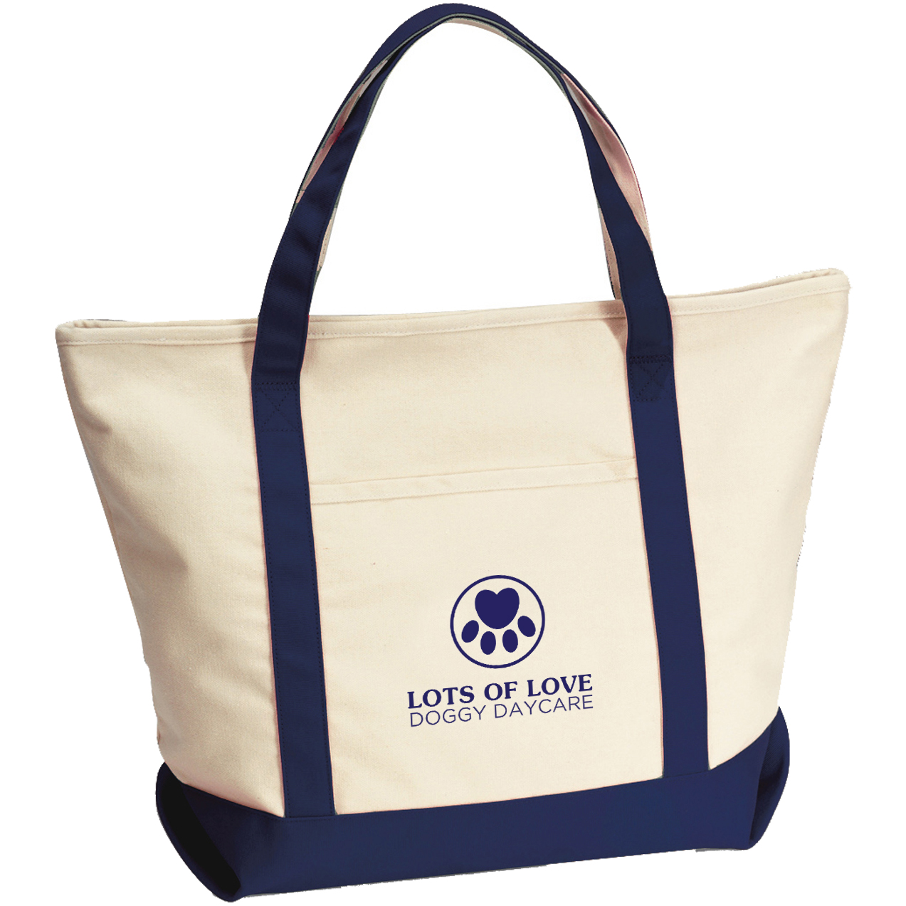 Product Photo 1 Harbor Cruise Zippered Cotton Canvas Boat Tote
