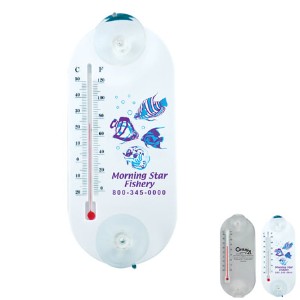 Large Acrylic Oval Temperature Gauge - IL1680