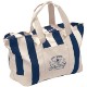 Large Striped Canvas Tote