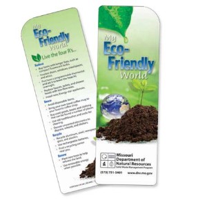 My Eco-Friendly World Bookmark - BF1530