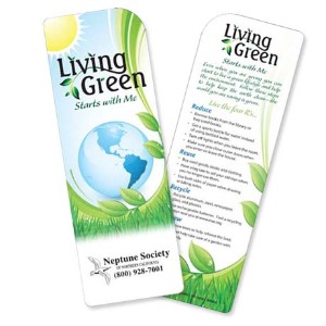Living Green Starts With Me Bookmark - BF1605