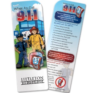 When To Call 9-1-1 Bookmark - BF1620
