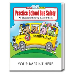 Practice School Bus Safety Coloring & Activity Book - CLB575