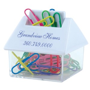 House Shaped Paper Clip Dispenser - IL1650