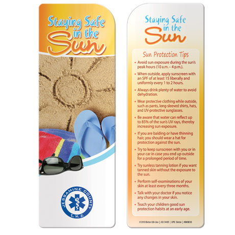 Product Photo 1 Staying Safe in the Sun Bookmark