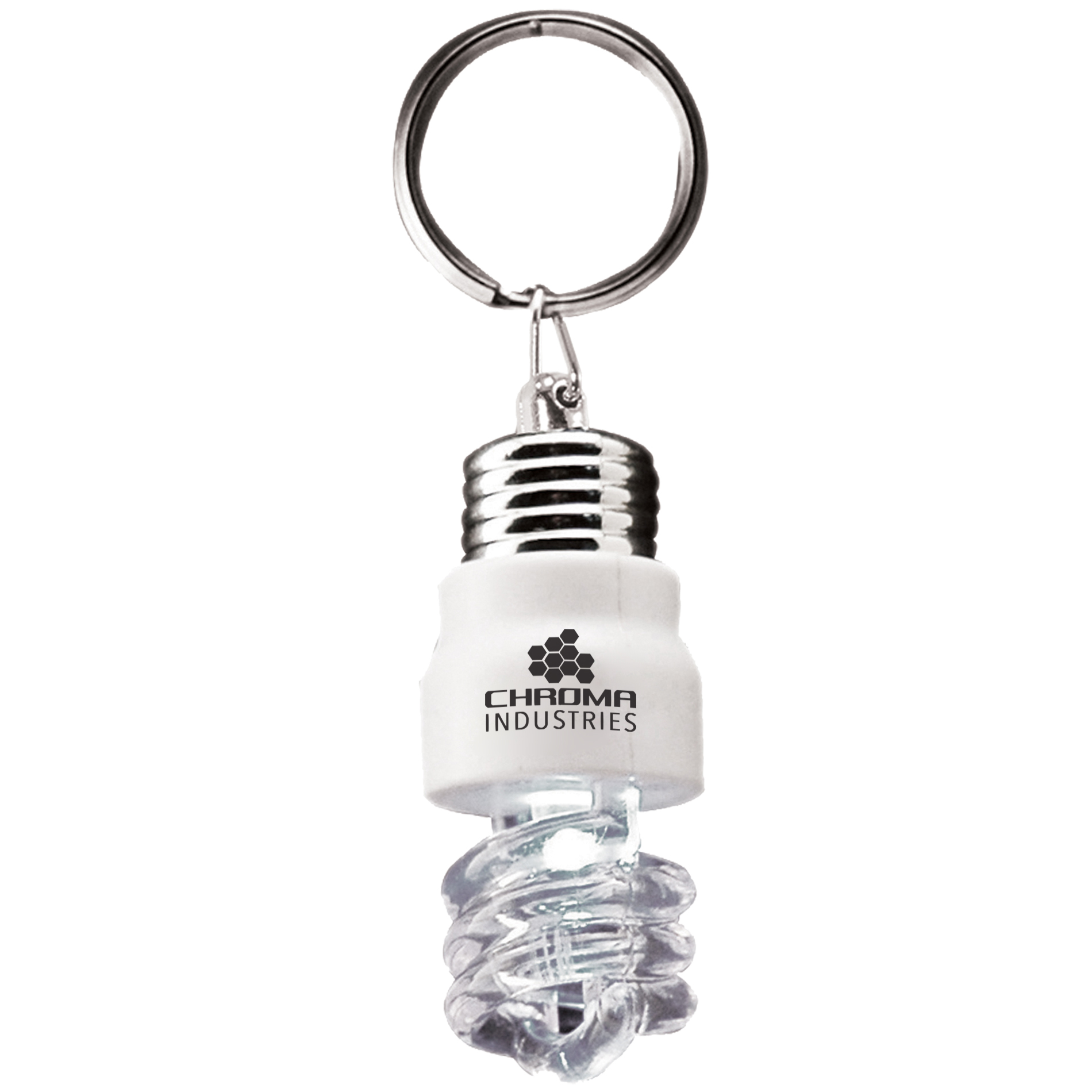 Product Photo 1 CFL Light Bulb Shaped Light Up Keytag