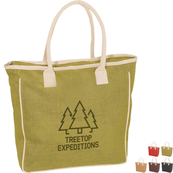 Product Photo 1 Seville Jute Canvas Tote