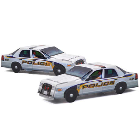 Product Photo 1 Pop Up Police Car, Stock