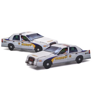 Pop Up Sheriff Car, Stock - PCA200