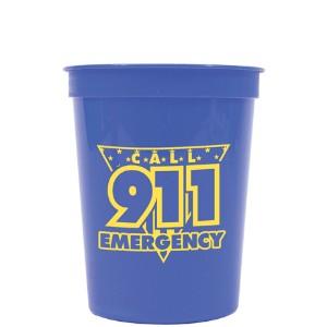 Call 911 Emergency Stadium Cup, Stock, 17oz. - SSC120