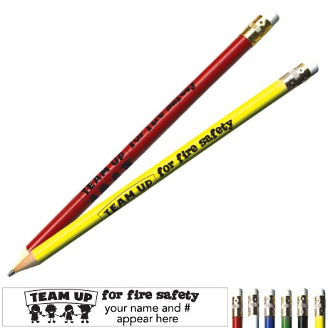 Product Photo 1 Team Up For Fire Safety/Kid Design Pricebuster Pencil