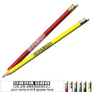 Dial 911 In An Emergency Pricebuster Pencil - PCL165