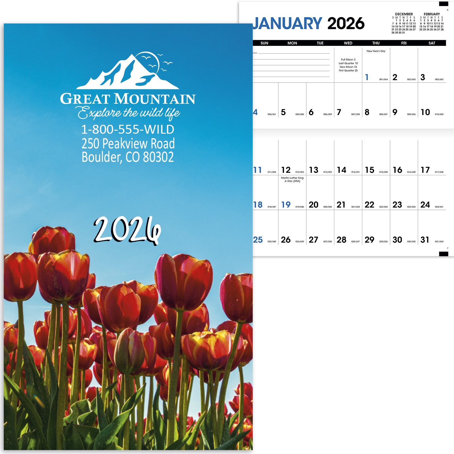 Product Photo 1 Colorful Impressions Monthly Pocket Planner