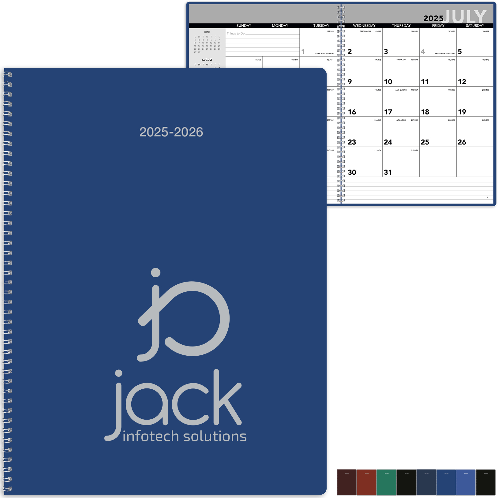 Product Photo 1 Spiral Bound Academic Monthly Planner