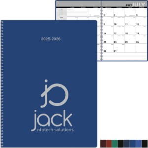 Spiral Bound Academic Monthly Planner - TR1565