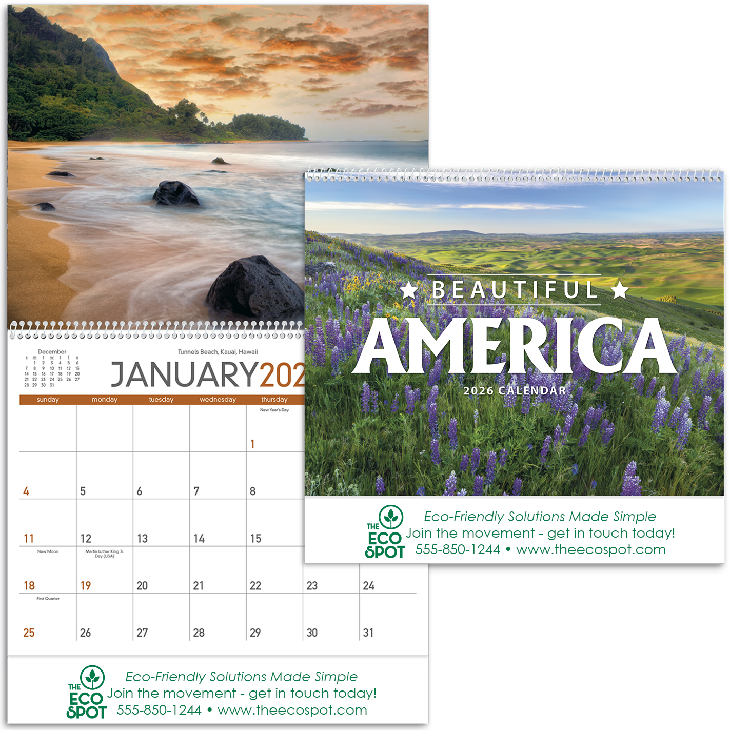 Product Photo 1 Beautiful America Wall Calendar