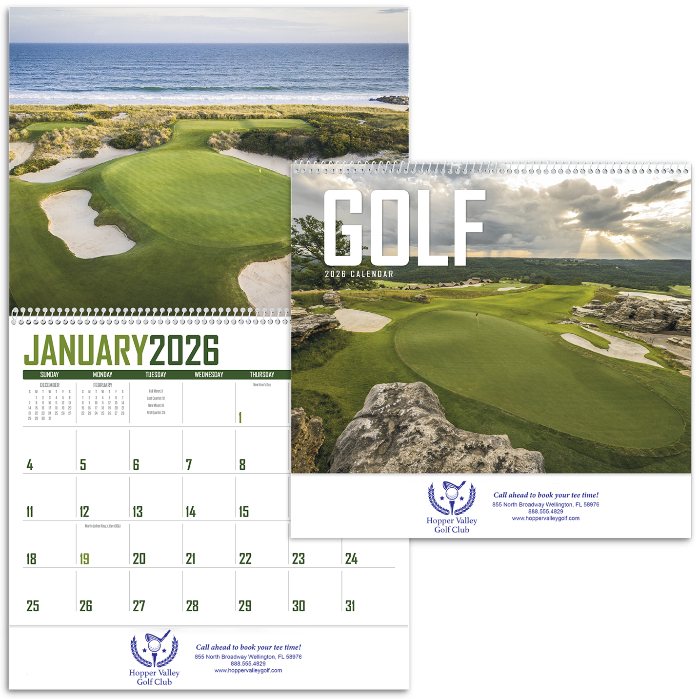 Product Photo 1 Golf Wall Calendar