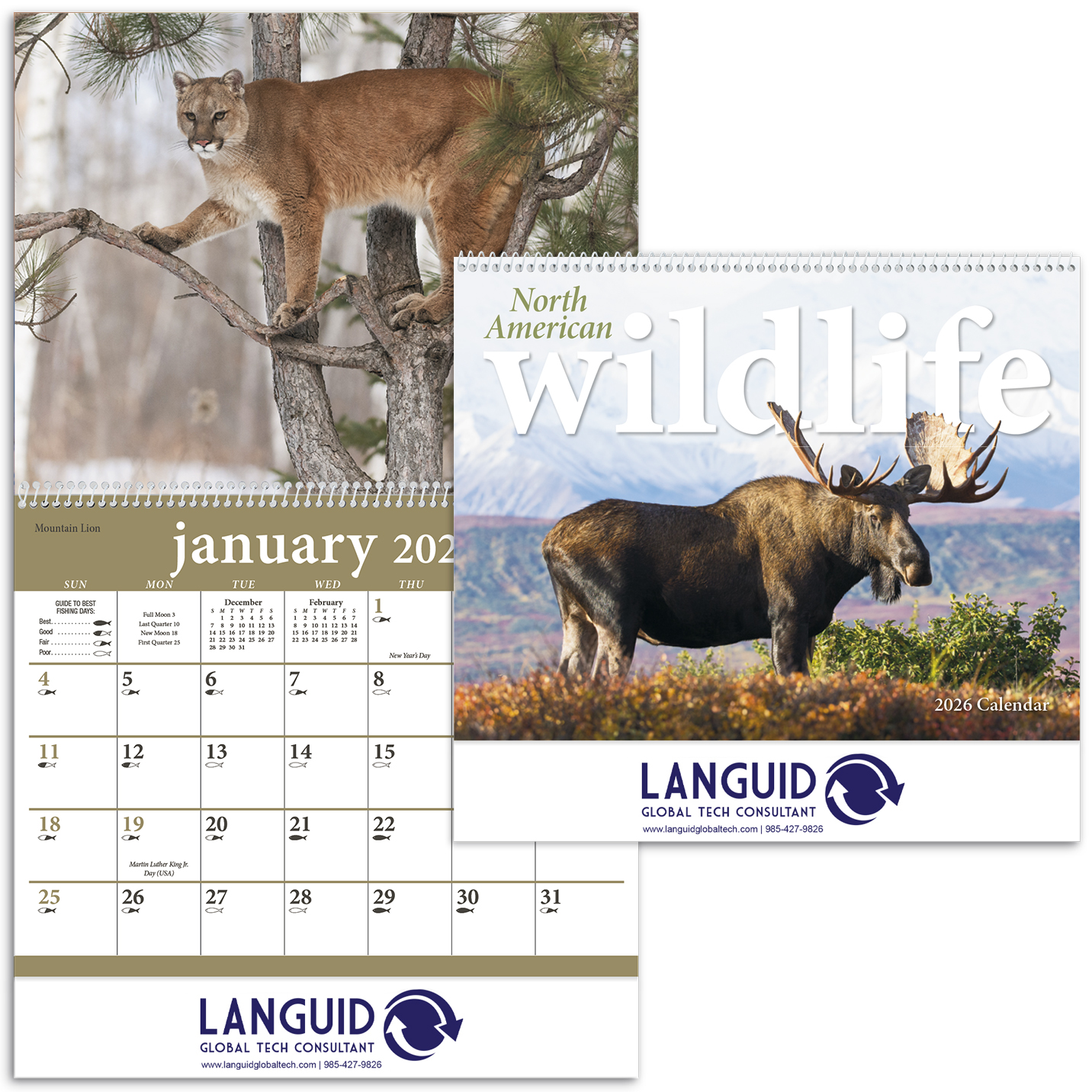 Product Photo 1 North American Wildlife Wall Calendar