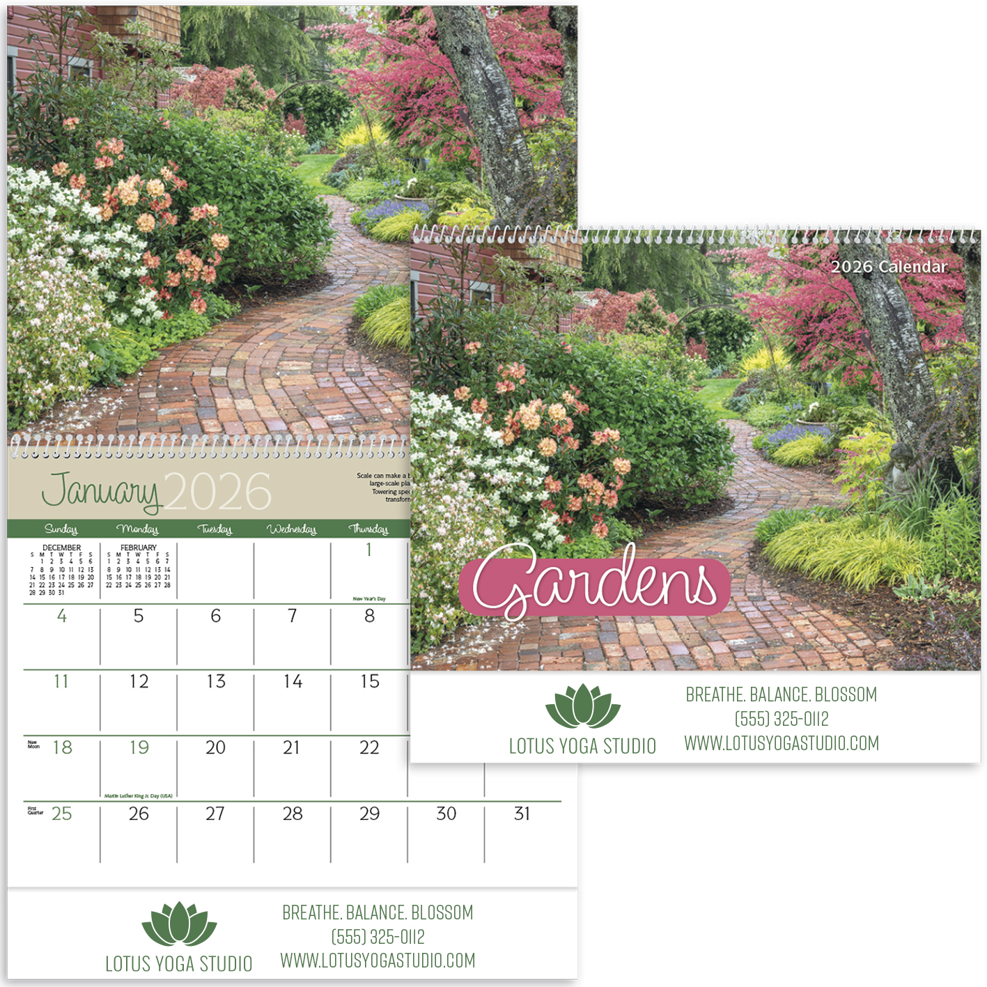 Product Photo 1 Gardens Wall Calendar